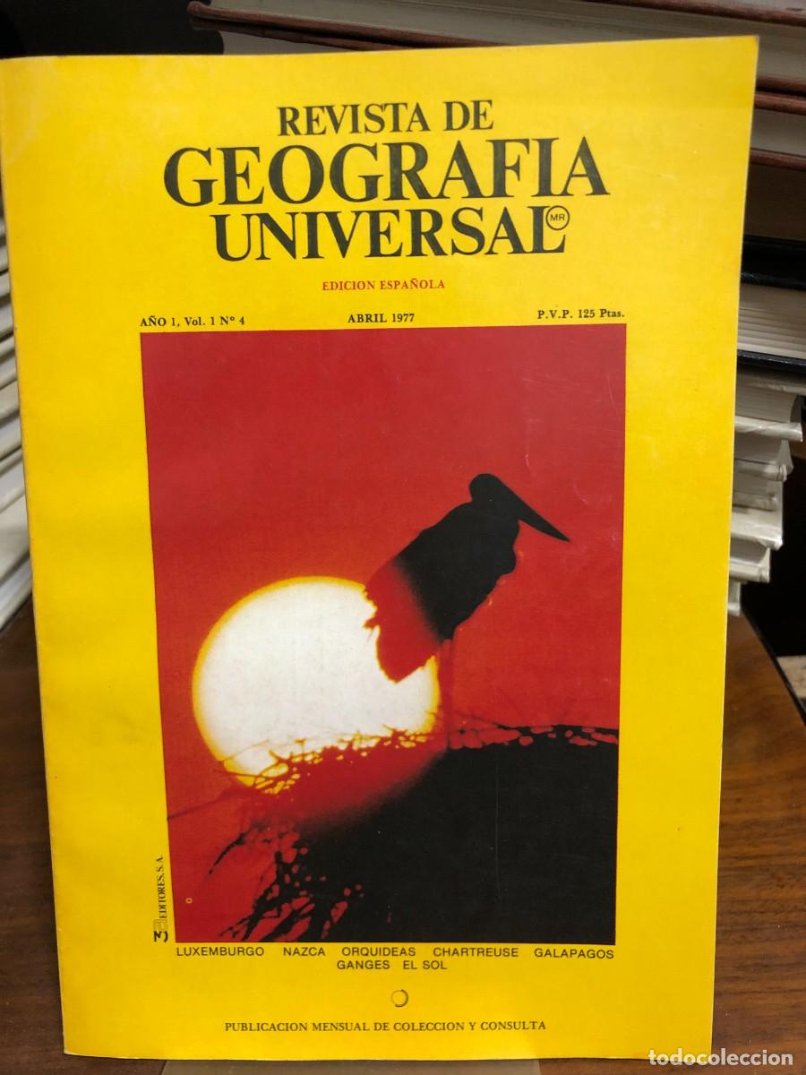 Coleccionismo de revistas y peri&oacute;dicos: Revista de Geograf&iacute;a Universal A&ntilde;o I Volumen 1 N&uacute;mero 4 Nazca orqu&iacute;deas Gal&aacute;pagos Ganges Luxemburgo