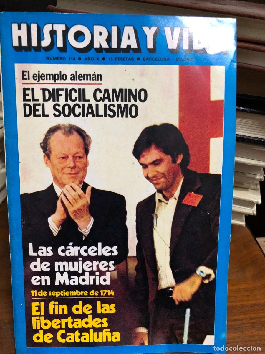 Coleccionismo de revistas y peri&oacute;dicos: Historia y Vida N&uacute;mero 114 A&ntilde;o X El camino del socialismo c&aacute;rceles de mujeres y fin de libertades