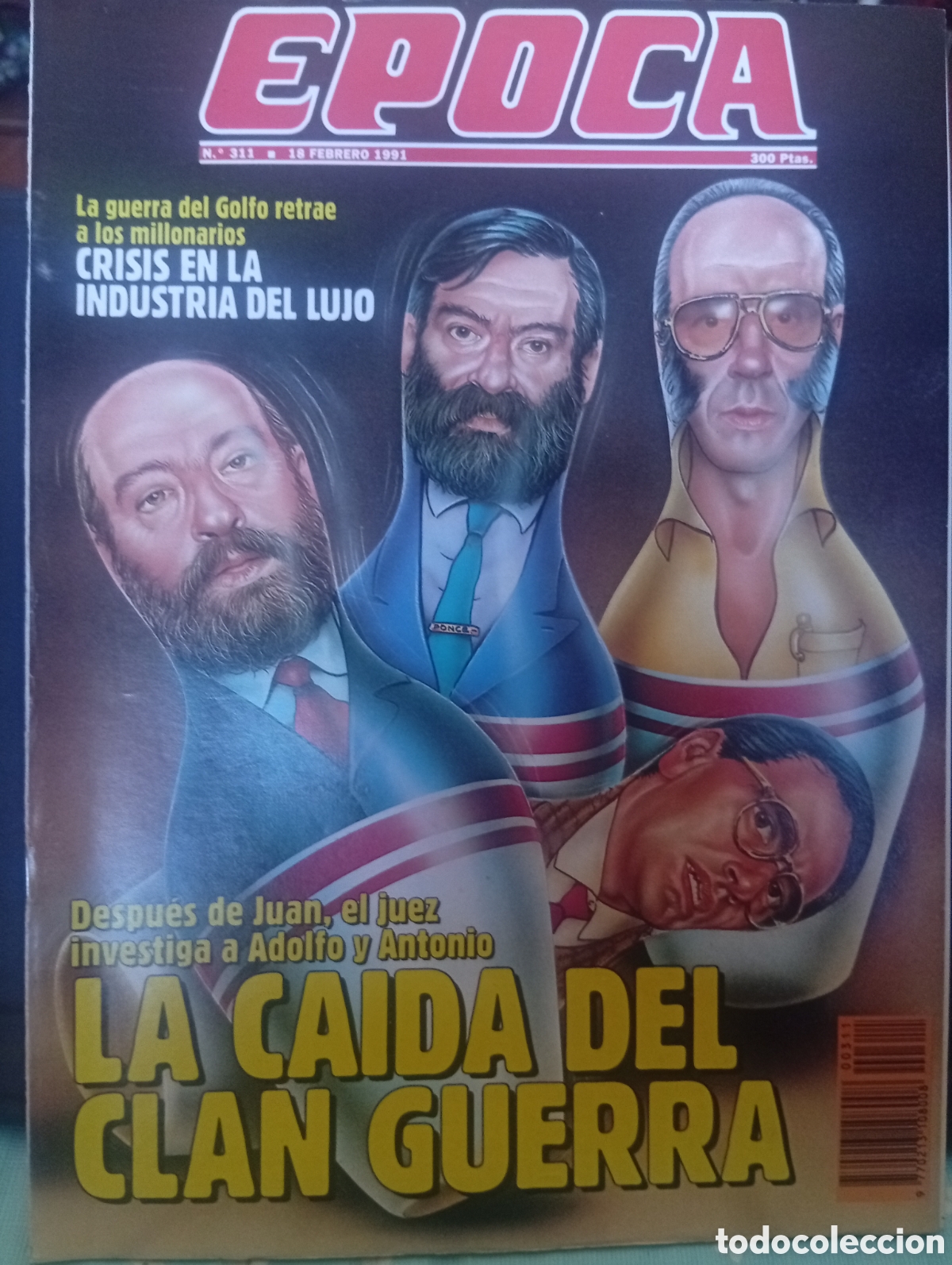 Coleccionismo de revistas y peri&oacute;dicos: Revista &Eacute;poca 311 18 de febrero 1991