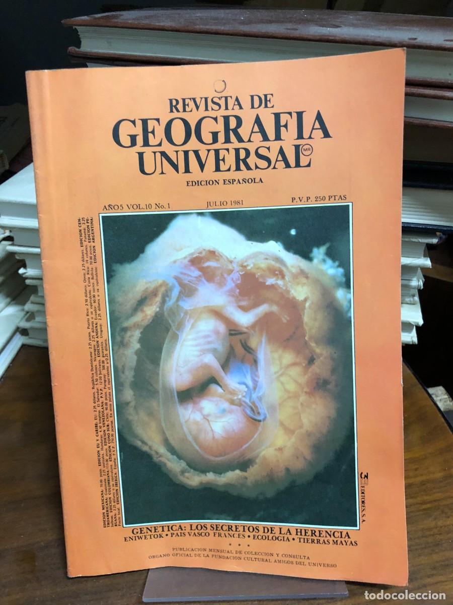 Coleccionismo de revistas y peri&oacute;dicos: Revista de Geograf&iacute;a Universal A&ntilde;o V Volumen 10 N&uacute;mero 1 Gen&eacute;tica secretos de la herencia Pa&iacute;s Vasco