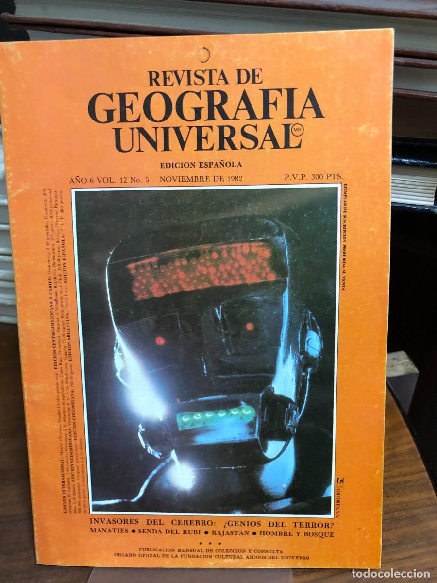 Collectionnisme de Revues et Journaux: Revista de Geograf&iacute;a Universal A&ntilde;o 6 Vol. 12 No. 5 Invasores del cerebro: &iquest;Genios del terror?, los m