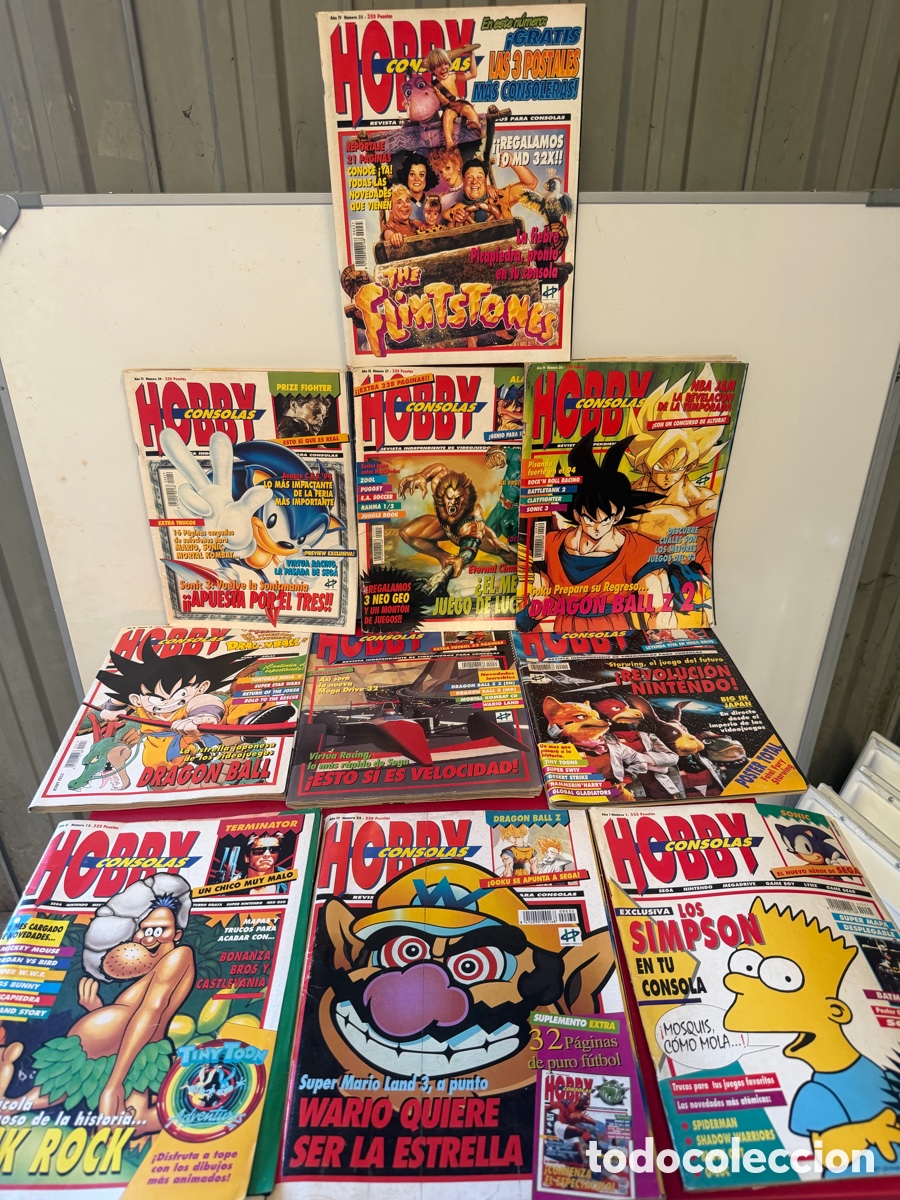 Coleccionismo de revistas y peri&oacute;dicos: Lote 10 Revistas Hobby Consolas Originales