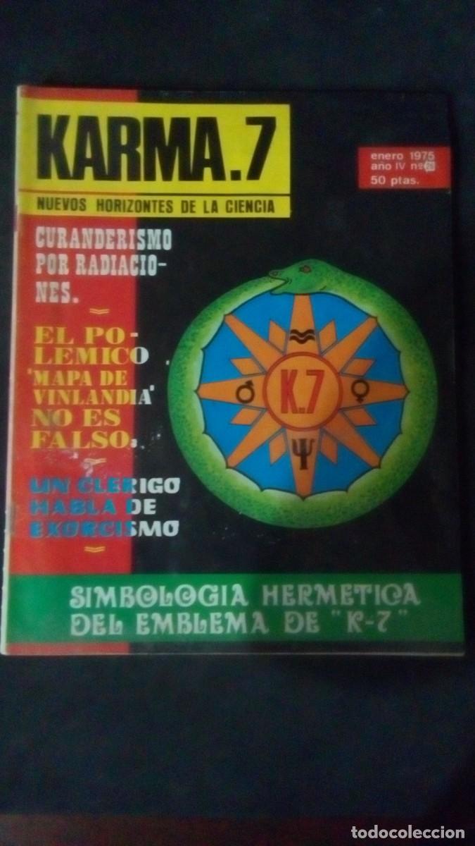 Coleccionismo de revistas y peri&oacute;dicos: KARMA 7 N&ordm; 26-1975-REVISTA DE PARAPSICOLOGIA