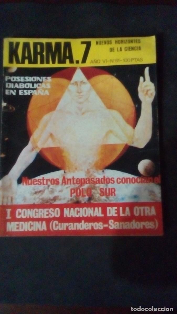 Collezionismo di Riviste e Giornali: KARMA 7 N&ordm; 61-REVISTA DE PARAPSICOLOGIA