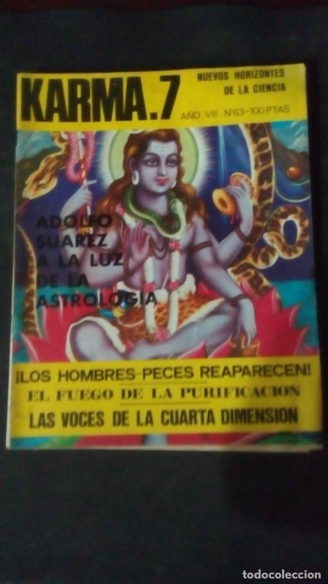 Collezionismo di Riviste e Giornali: KARMA 7 N&ordm; 63-REVISTA DE PARAPSICOLOGIA