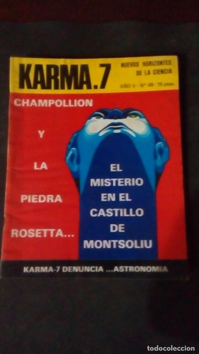 Collectionnisme de Revues et Journaux: revista karma karma.7 parapsicologia ovnis espiritismo astrologia magia ciencias ocultas n 48