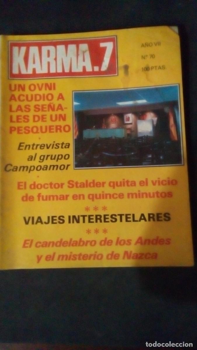 Collectionnisme de Revues et Journaux: KARMA 7 N&ordm; 70-REVISTA DE PARAPSICOLOGIA-OVNIS ESPIRITISMO