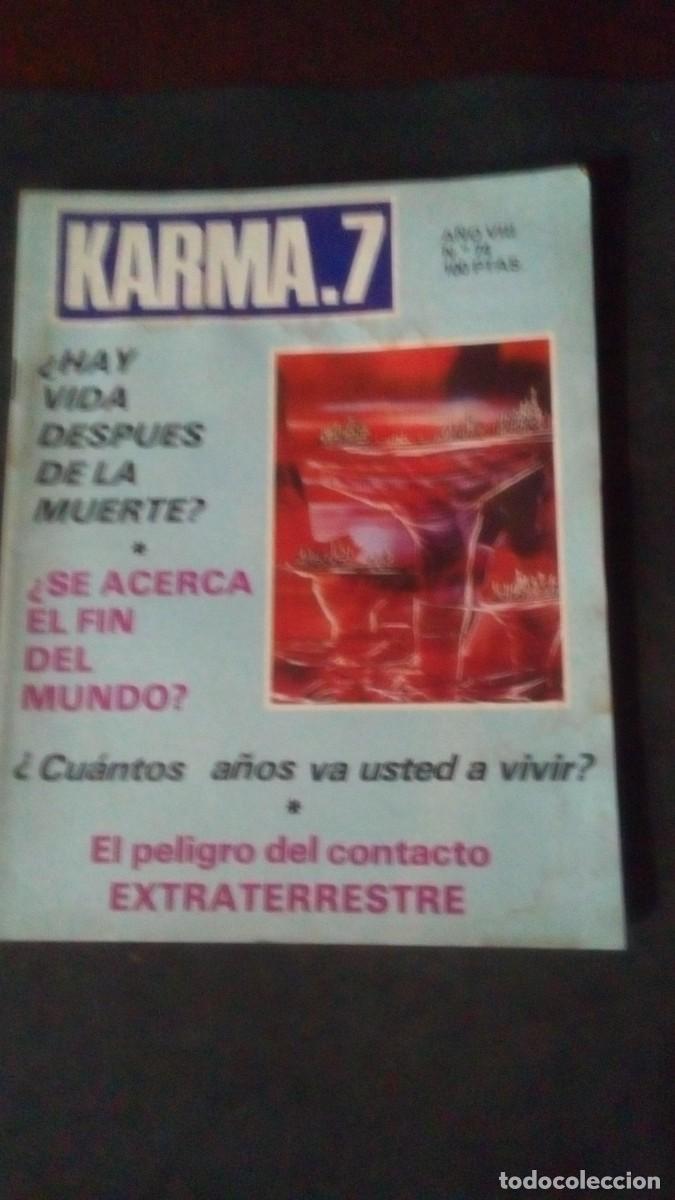 Collectionnisme de Revues et Journaux: KARMA 7 N&ordm; 74-REVISTA DE PARAPSICOLOGIA-OVNIS-ESPIRITISMO
