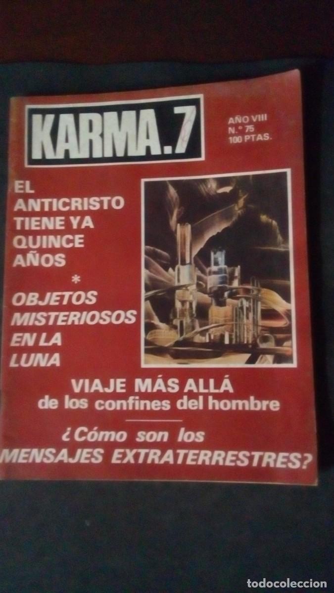 Collectionnisme de Revues et Journaux: KARMA 7 N&ordm; 75-REVISTA DE PARAPSICOLOGIA-OVNIS-ESPIRITISMO