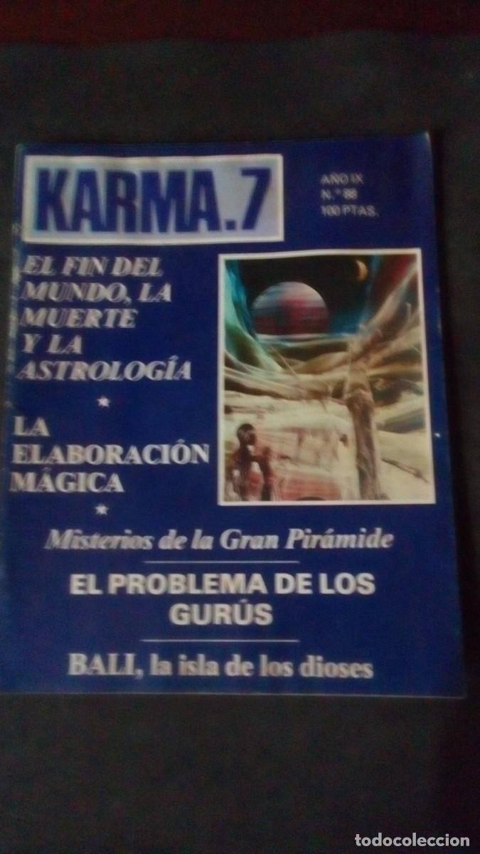 Collectionnisme de Revues et Journaux: KARMA 7 N&ordm; 88-REVISTA DE PARAPSICOLOGIA-OVNIS-ESPIRITISMO