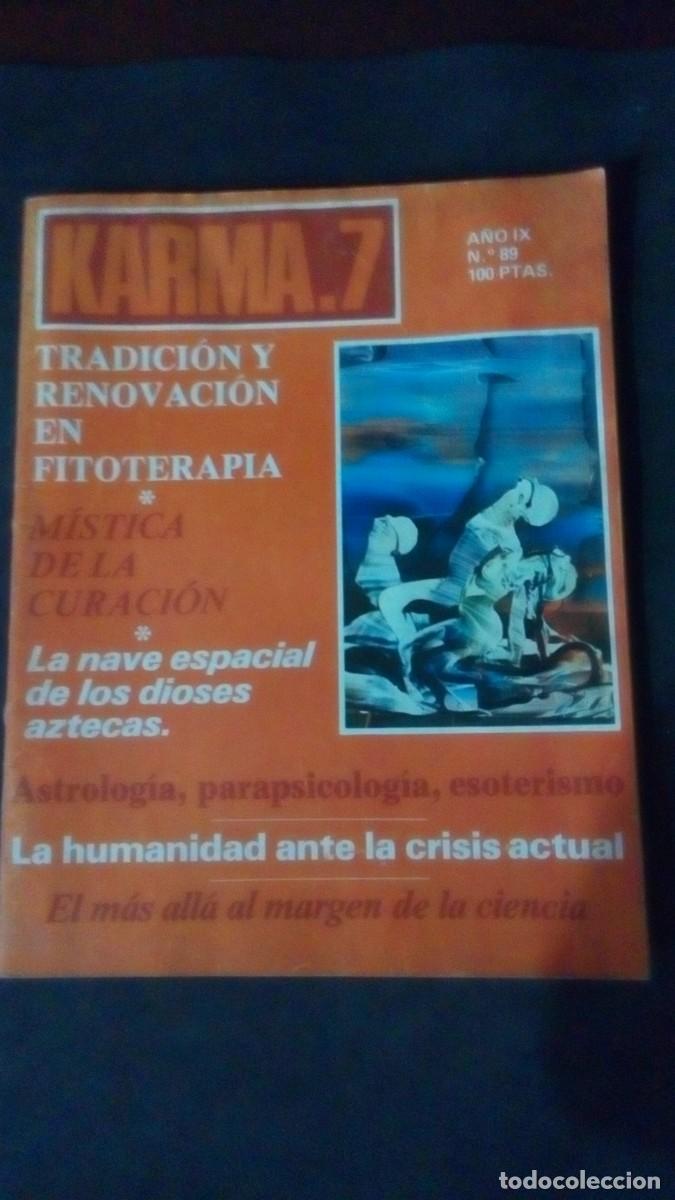 Collectionnisme de Revues et Journaux: KARMA 7 N&ordm; 89-REVISTA DE PARAPSICOLOGIA-OVNIS-ESPIRITISMO