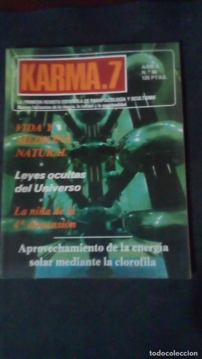 Collectionnisme de Revues et Journaux: KARMA 7 N&ordm; 98-REVISTA DE PARAPSICOLOGIA-OVNIS-ESPIRITISMO