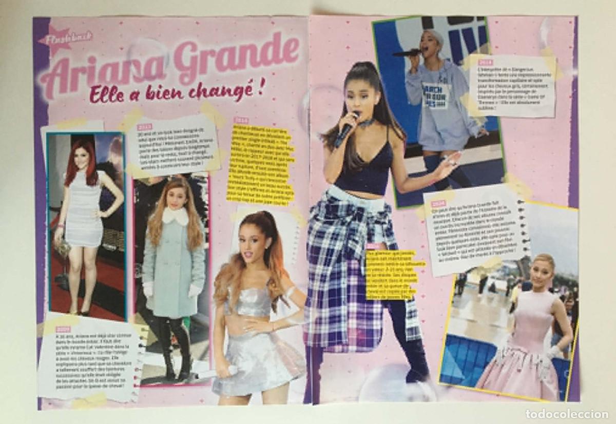 Collezionismo di Riviste e Giornali: Ariana Grande Eras & Style Evolution Magazine Article Clipping A3 - Starlight France Music