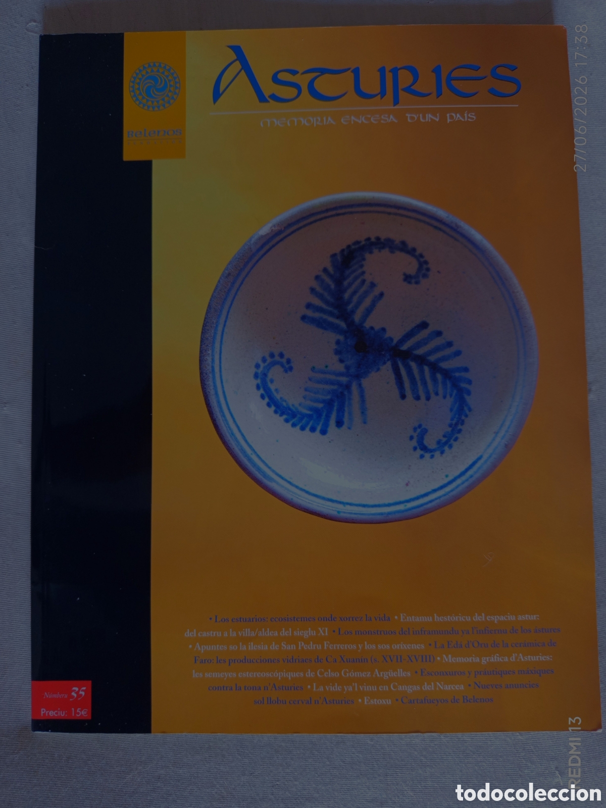 Coleccionismo de revistas y peri&oacute;dicos: BELENOS ASTURIES 2015 N. 35