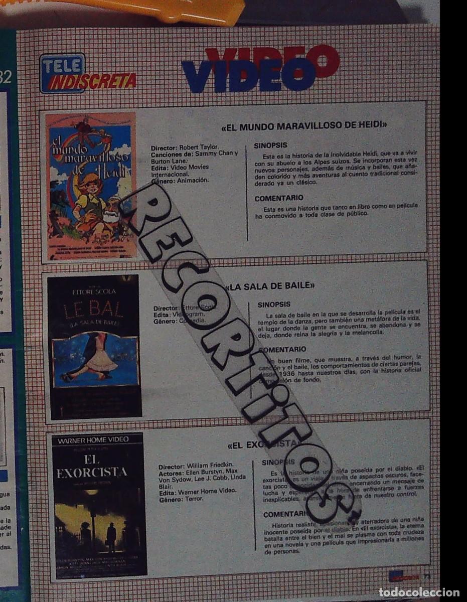 Collection Magazines and Newspapers: NOVEDADES EN VIDEO EL EXORCISTA HEIDI LINDA BLAIR