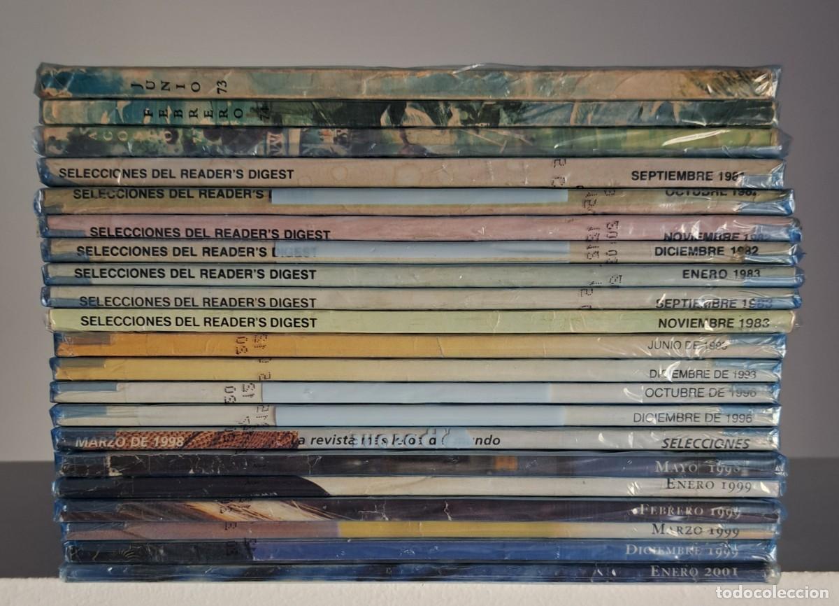 Coleccionismo de revistas y peri&oacute;dicos: Lote 21 ejemplares Selecciones Reader's Digest (1973-2001)