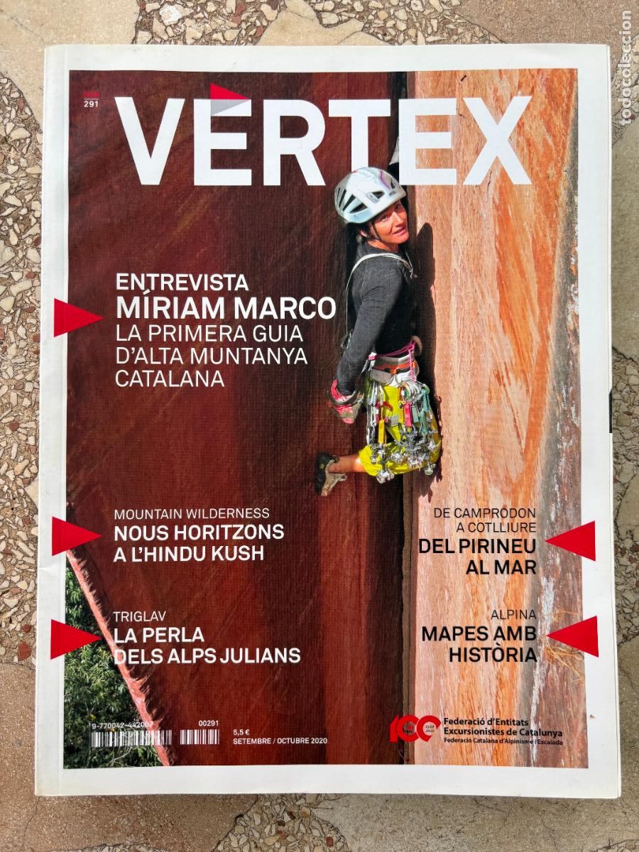 Coleccionismo de revistas y peri&oacute;dicos: VERTEX N&ordm; 291. CAMPROD&Oacute;N A COTLLIURE. ALPINA. L'HINDU KUSH. TRIGLAV. ENTREVISTA MIRIAM MARCO.