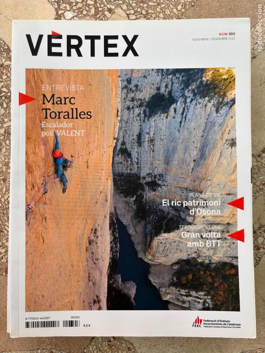 Coleccionismo de revistas y peri&oacute;dicos: VERTEX N&ordm; 303. ENTREVISTA MARC TORRALLES. PLANA DE VIC, PATRIMONI D'OSONA. TERRES DE L'EBRE EN BTT.