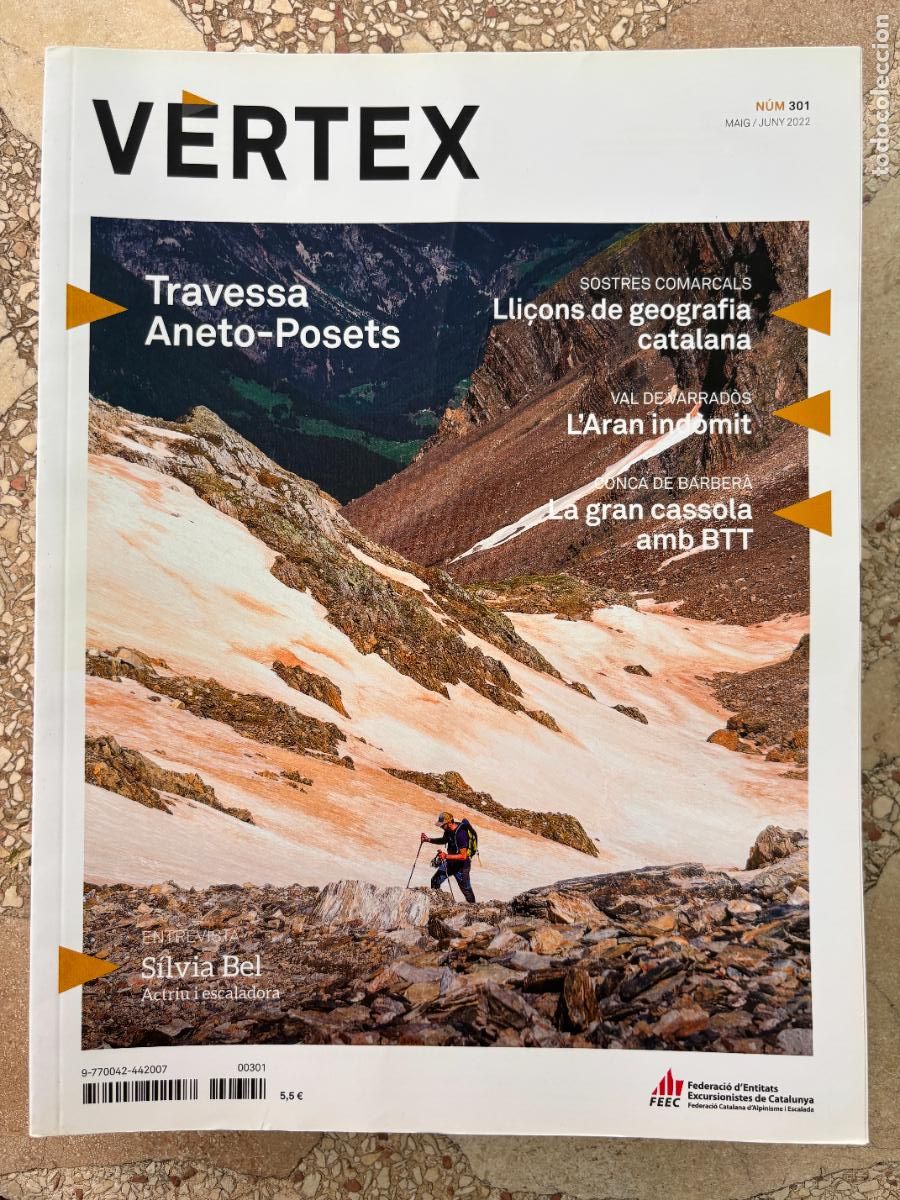 Coleccionismo de revistas y peri&oacute;dicos: VERTEX N&ordm; 301. TRAVESSA ANETO-POSETS. VAL DE VARRADOS. CONCA DE BARBER&Agrave; EN BTT.