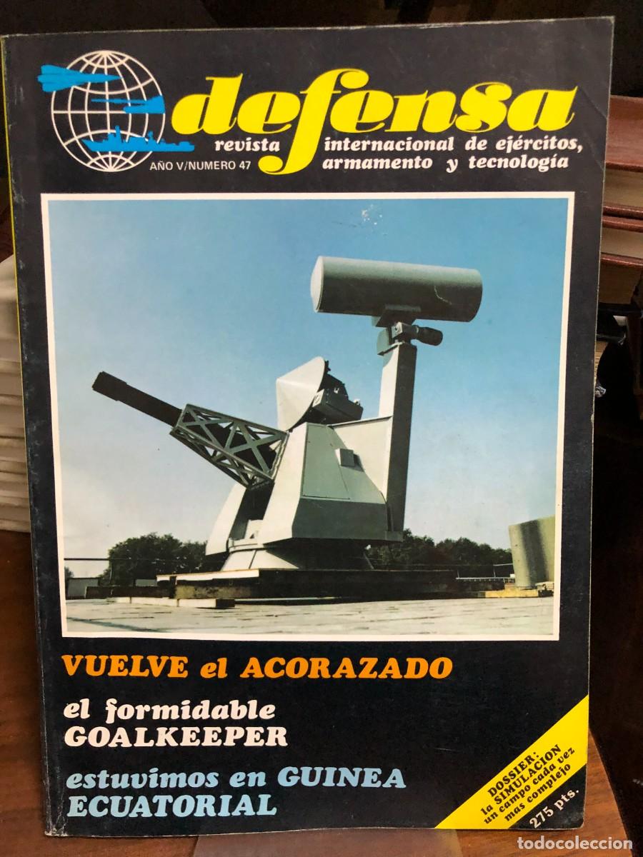 Coleccionismo de revistas y peri&oacute;dicos: Defensa Acorazados, sistema Goalkeeper, Guinea Ecuatorial, simulaci&oacute;n.
