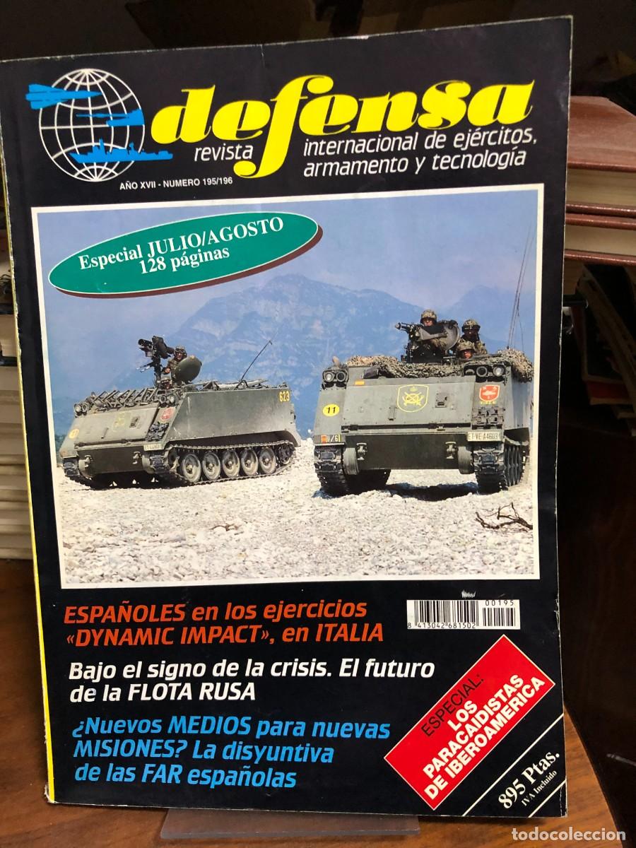 Coleccionismo de revistas y peri&oacute;dicos: Defensa Ejercicios Dynamic Impact, Flota Rusa, FAR, Paracaidistas.