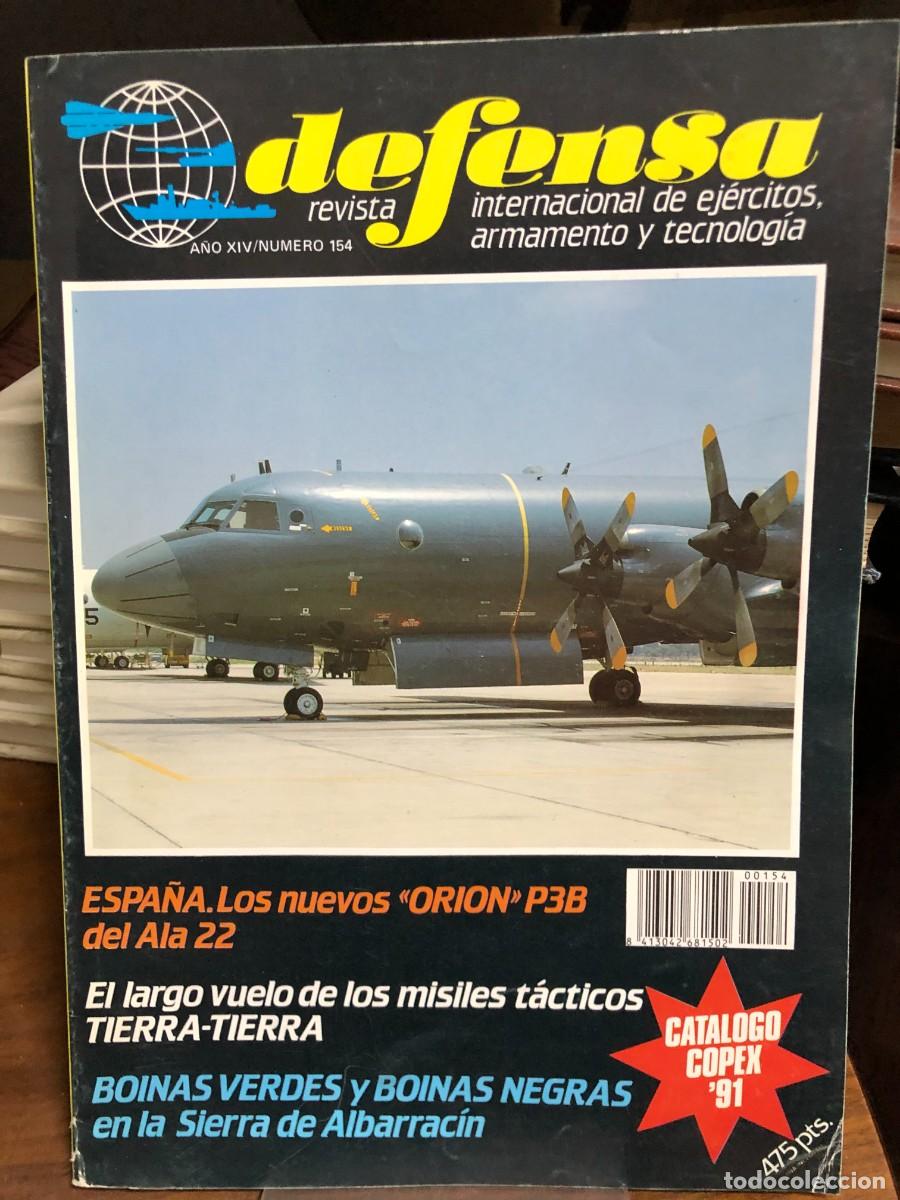 Coleccionismo de revistas y peri&oacute;dicos: Defensa Aviones Ori&oacute;n P3B, misiles tierra-tierra, Boinas Verdes y Negras.