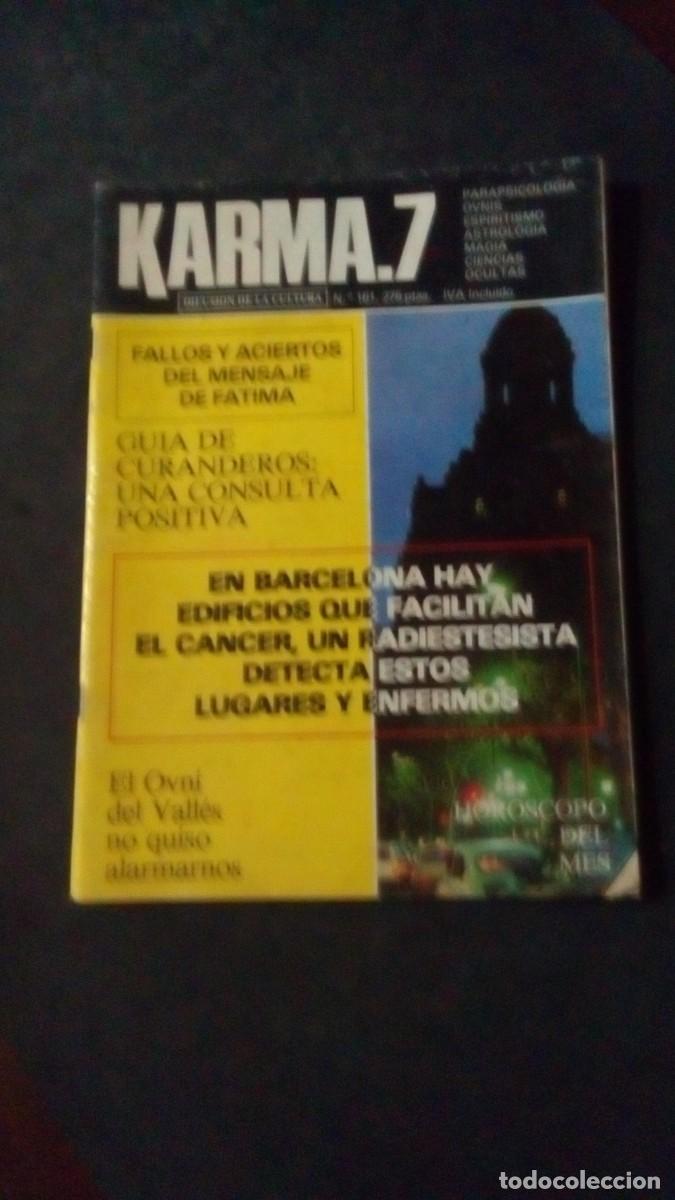 Coleccionismo de revistas y peri&oacute;dicos: KARMA.7 N&ordm; 161. PARAPSICOLOGIA - OVNIS-ESPIRITISMO- ASTROLOGIA -MAGIA -CIENCIAS OCULTAS - ESOTERISMO