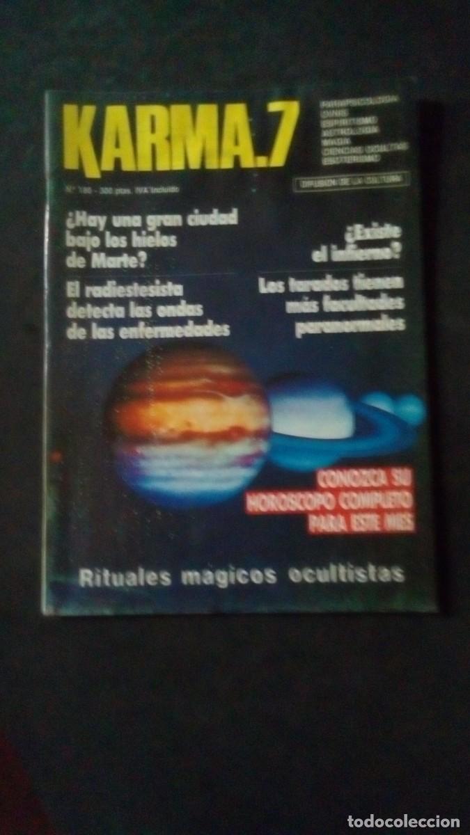 Coleccionismo de revistas y peri&oacute;dicos: KARMA 7 N&ordm; 180-REVISTA DE PARAPSICOLOG&Iacute;A-OVNIS-ESPIRITISMO