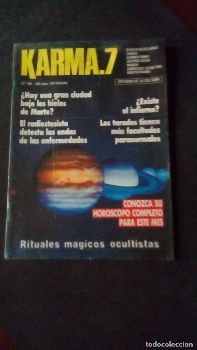 Coleccionismo de revistas y peri&oacute;dicos: KARMA 7 N&ordm; 180-REVISTA DE PARAPSICOLOG&Iacute;A-OVNIS-ESPIRITISMO