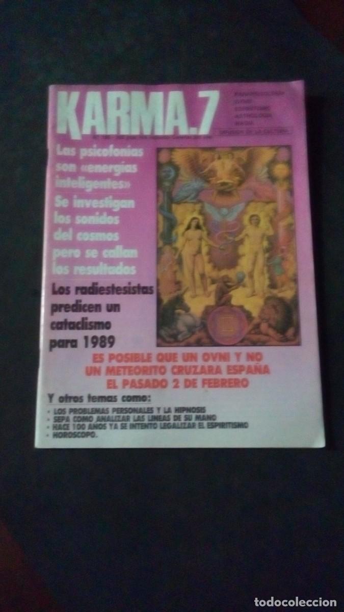 Coleccionismo de revistas y peri&oacute;dicos: KARMA 7 N&ordm; 186-REVISTA DE PARAPSICOLOG&Iacute;A