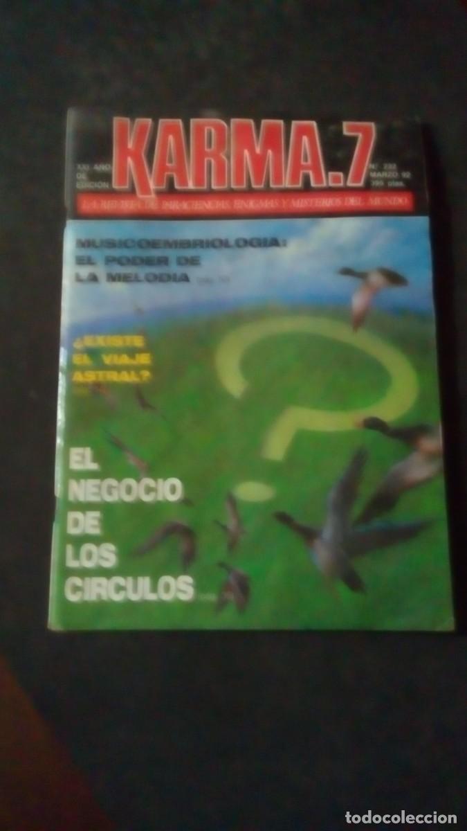 Coleccionismo de revistas y peri&oacute;dicos: KARMA 7 N&ordm; 232-REVISTA DE PARAPSICOLOG&Iacute;A-OVNIS-ESPIRITISMO