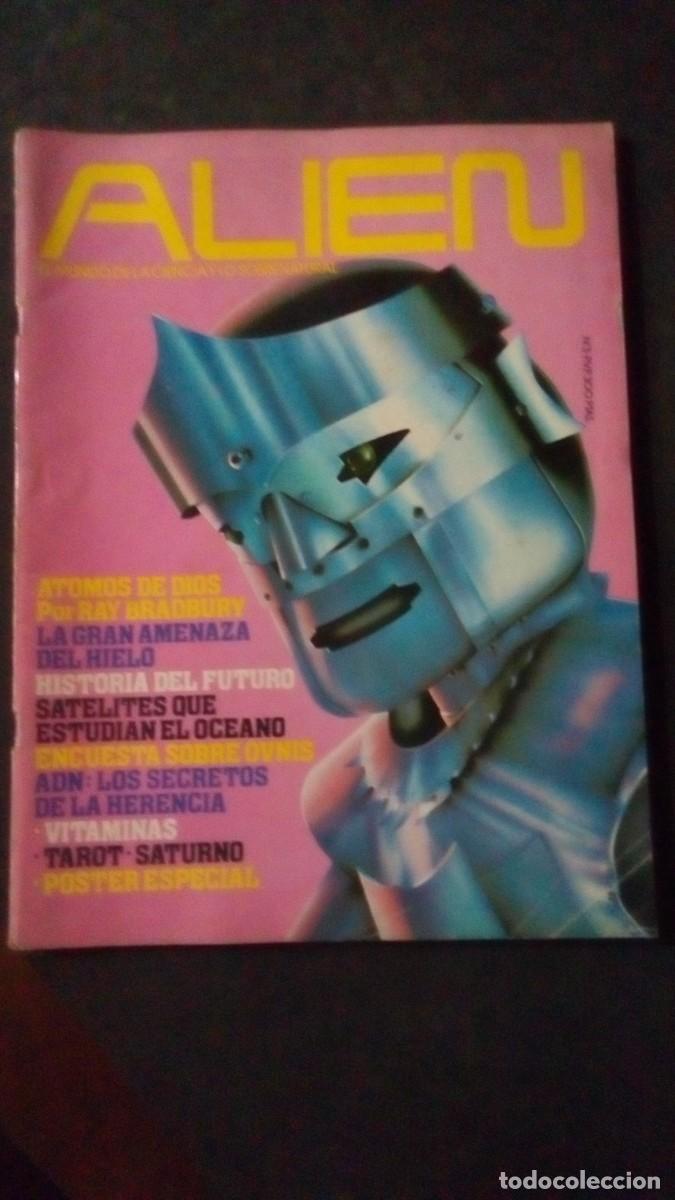 Coleccionismo de revistas y peri&oacute;dicos: ALIEN-REVISTA DE CIENCIA FICCI&Oacute;N-STAR WARS-RAY BRADBURY-1982-VER FOTOS