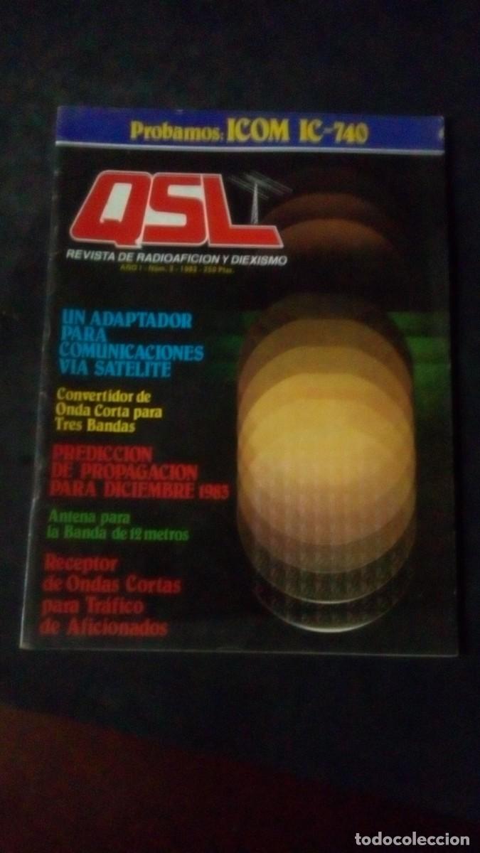 Collezionismo di Riviste e Giornali: QSL. Num 3. A&ntilde;o 1983. Revista de radioafici&oacute;n y diexismo.