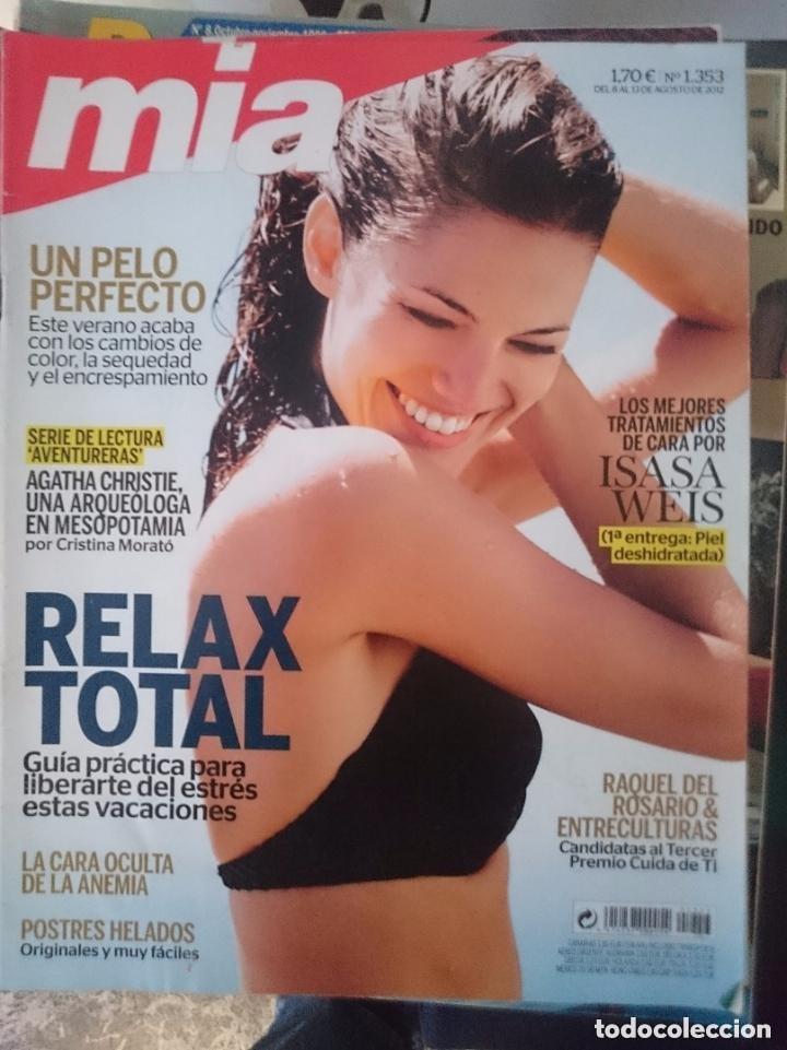 Coleccionismo de revistas y peri&oacute;dicos: MIA - N 1.353 -DEL 8 AL 13 AGOSTO 2012 -CON PUBLICIDAD DE LA EPOCA-NOTICIAS-ETC