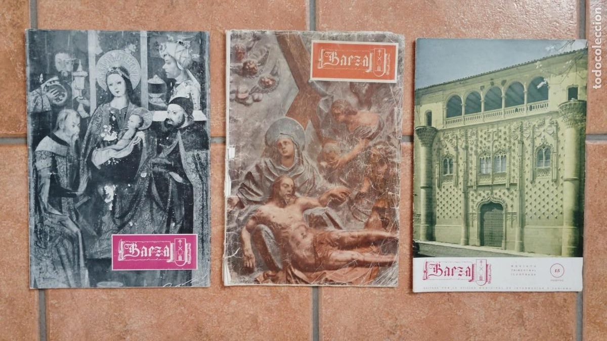 Collectionnisme de Revues et Journaux: BAEZA.-REVISTA ILUSTRADA.-RAFAEL VA&Ntilde;O SILVESTRE.-LOTE DE 3 REVISTAS.-BAEZA.-A&Ntilde;OS 1955-1956.