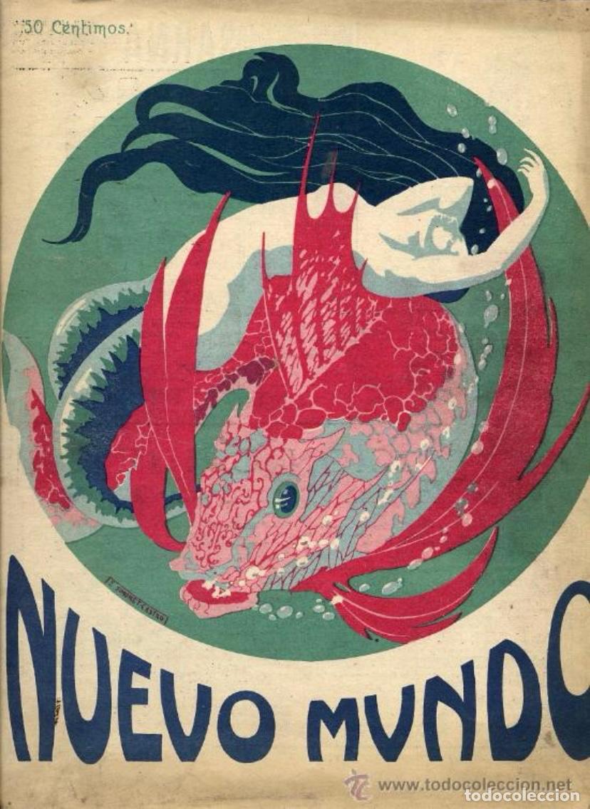 Coleccionismo de revistas y peri&oacute;dicos: E.SIMONET 1922 MODERNISMO PORTADA HOJA REVISTA