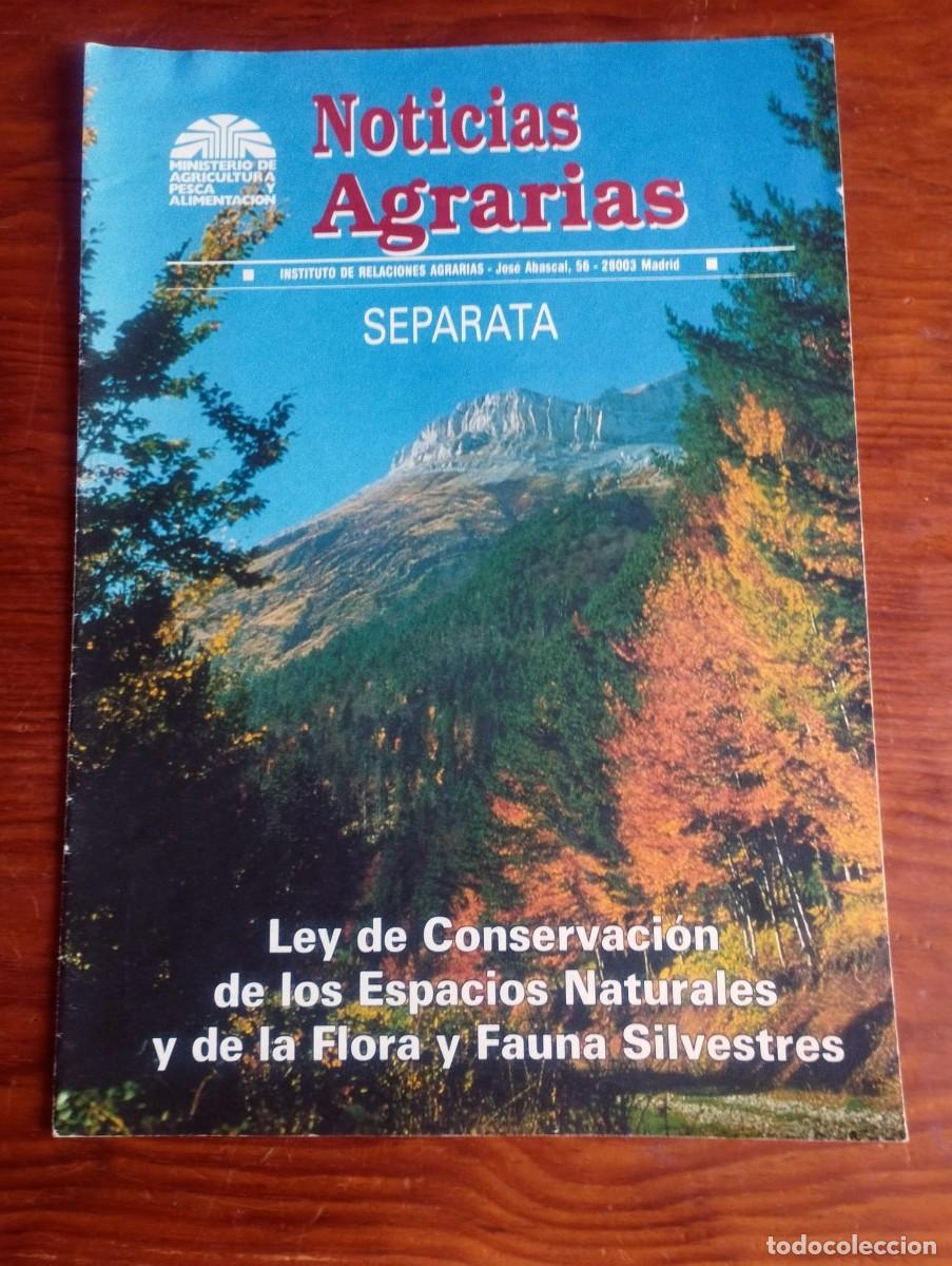 Coleccionismo de revistas y peri&oacute;dicos: Separata Ley de Conservaci&oacute;n Espacios Naturales 1989 - Ministerio Agricultura