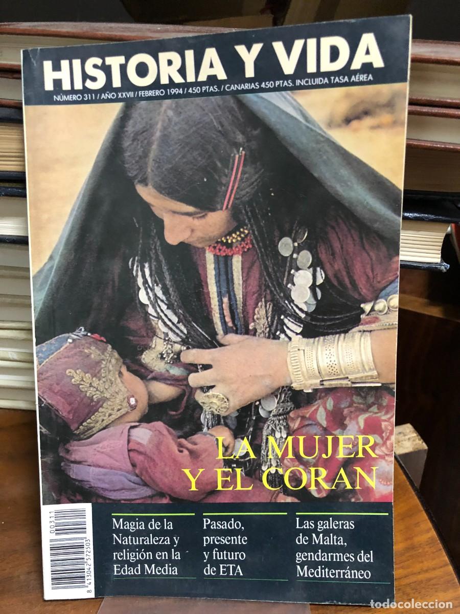 Coleccionismo de revistas y peri&oacute;dicos: Historia y Vida - N&ordm; 311 (Feb. 1994) Sociolog&iacute;a y Religi&oacute;n: La mujer y el Cor&aacute;n