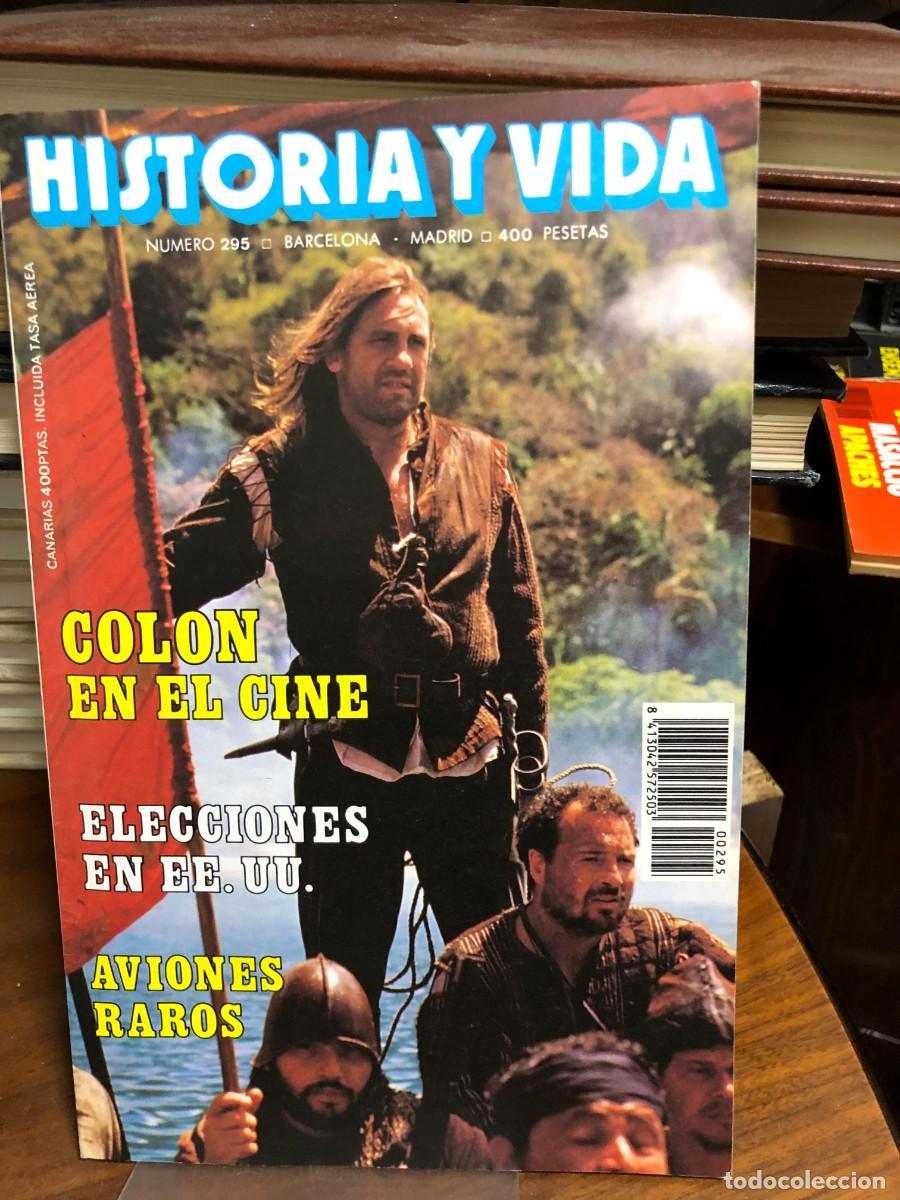 Coleccionismo de revistas y peri&oacute;dicos: Historia y Vida - N&ordm; 295 Historia y Cine: Crist&oacute;bal Col&oacute;n en la gran pantalla