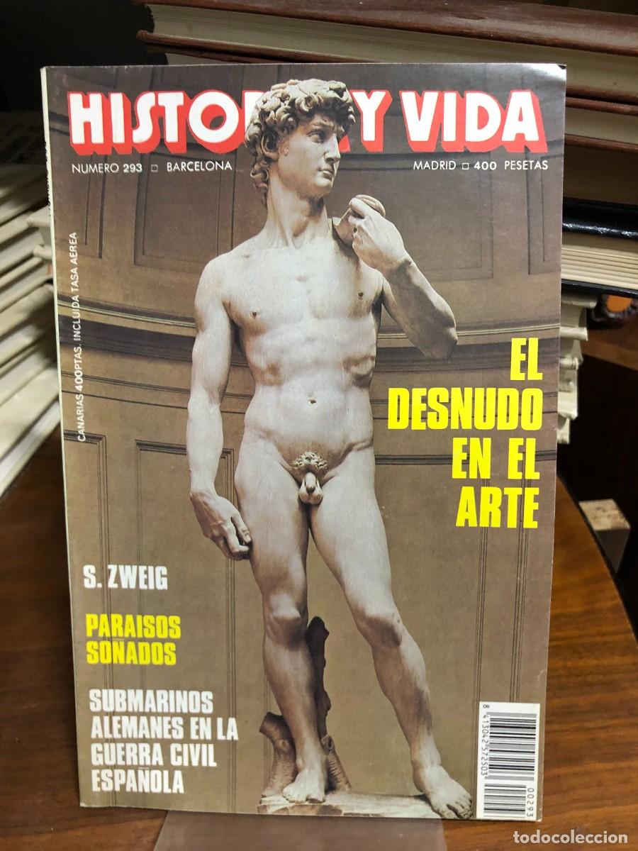 Coleccionismo de revistas y peri&oacute;dicos: Historia y Vida - N&ordm; 293 Historia del Arte: El desnudo art&iacute;stico y su evoluci&oacute;n