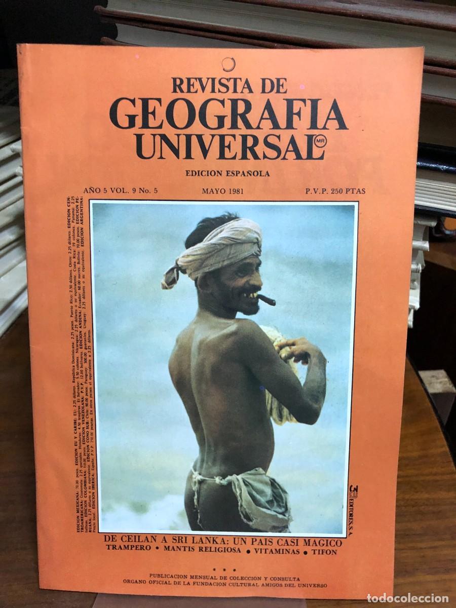 Coleccionismo de revistas y peri&oacute;dicos: Revista de Geograf&iacute;a Universal - A&ntilde;o 5, Vol. 9, N&ordm; 5 (1981) Viajes y Culturas: De Ceil&aacute;n a Sri Lanka