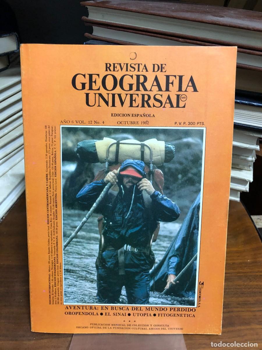 Coleccionismo de revistas y peri&oacute;dicos: Revista de Geograf&iacute;a Universal - A&ntilde;o 6, Vol. 12, N&ordm; 4 (1982) Exploraci&oacute;n y Aventura: En busca del mu