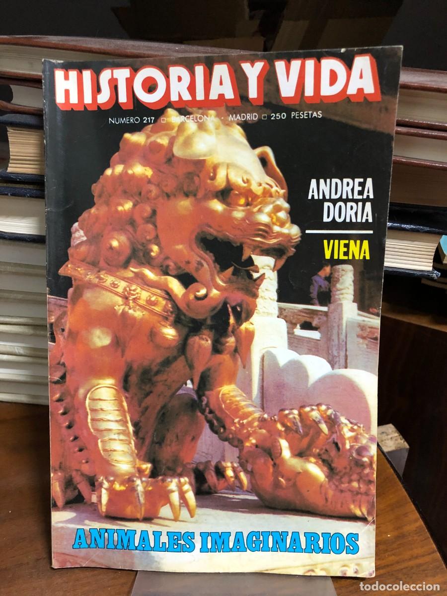 Coleccionismo de revistas y peri&oacute;dicos: Historia y Vida - N&ordm; 217 Mitolog&iacute;a y Antropolog&iacute;a: Animales imaginarios