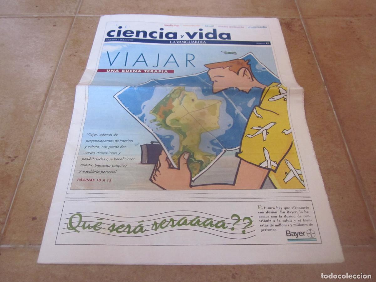 Collectionnisme de Revues et Journaux: SUPLEMENTO CIENCIA Y VIDA N&ordm; 17 - VIAJAR UNA BUENA TERAPIA - LA VANGURADIA 1 JULIO 1995