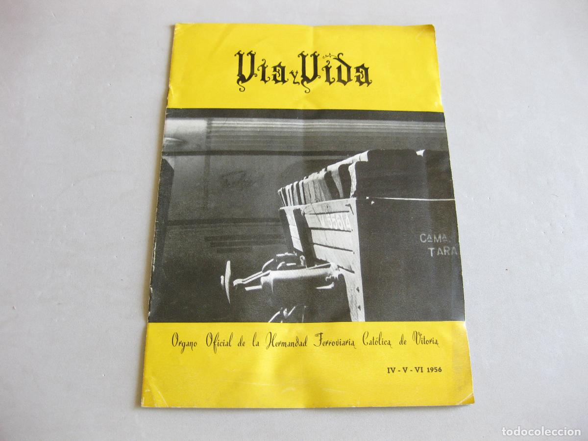 Coleccionismo de revistas y peri&oacute;dicos: REVISTA DE FERROCARRILES VIA Y VIDA N&ordm; 2. MAYO DE 1954. VITORIA