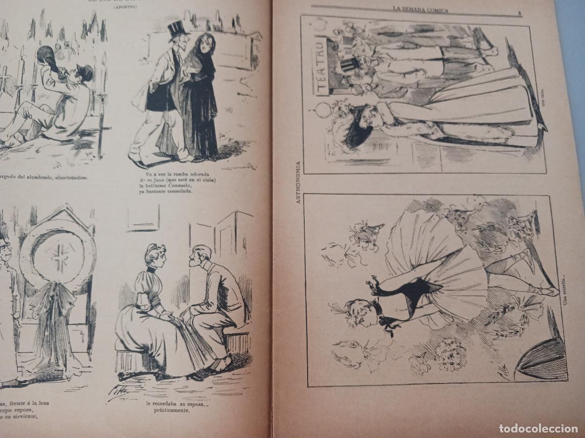 Coleccionismo de revistas y peri&oacute;dicos: revista, la semana comica, barcelona 1889, actor acisclo soler