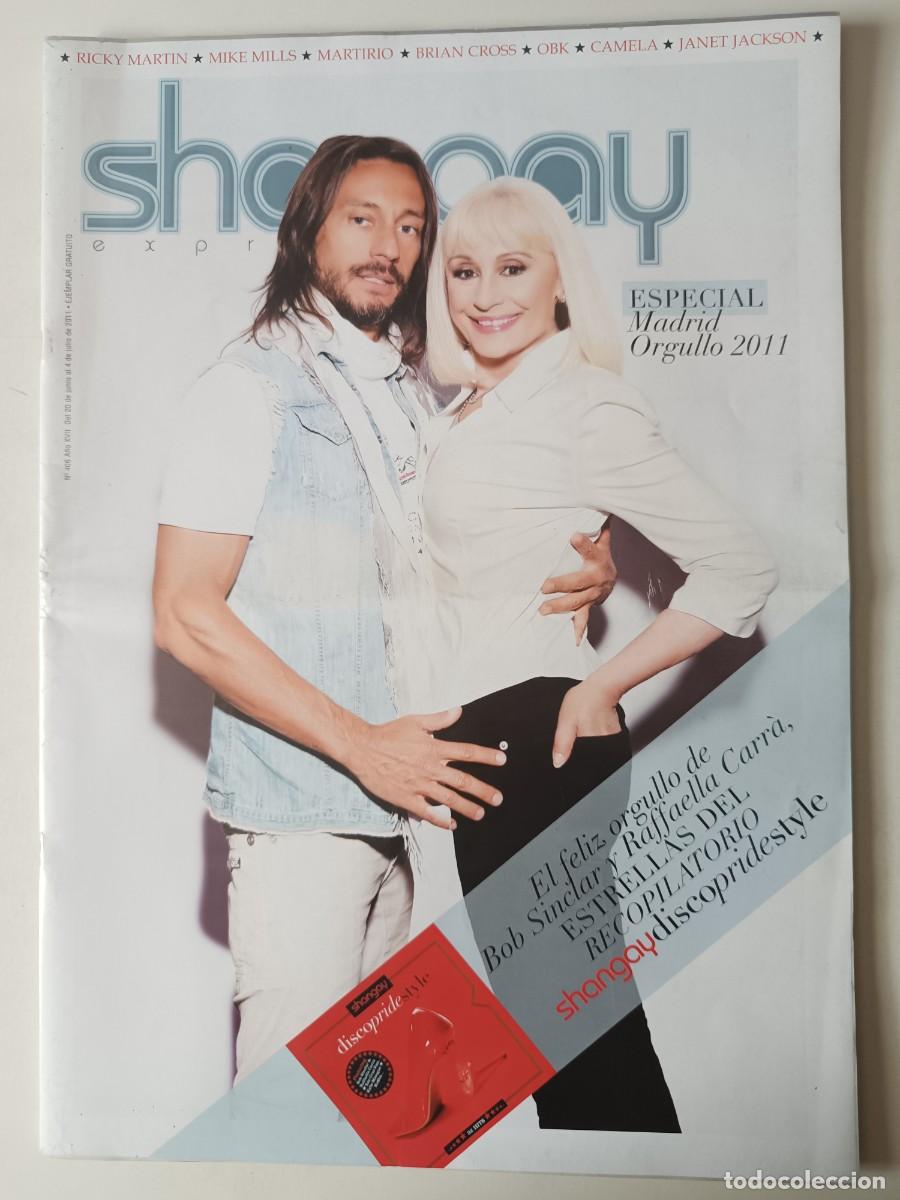 Coleccionismo de revistas y peri&oacute;dicos: Revista SHANGAY 406 Raffaella Carr&agrave; Ricky Martin Psicosis Gonsales Kylie Minogue Camela OBK Martirio