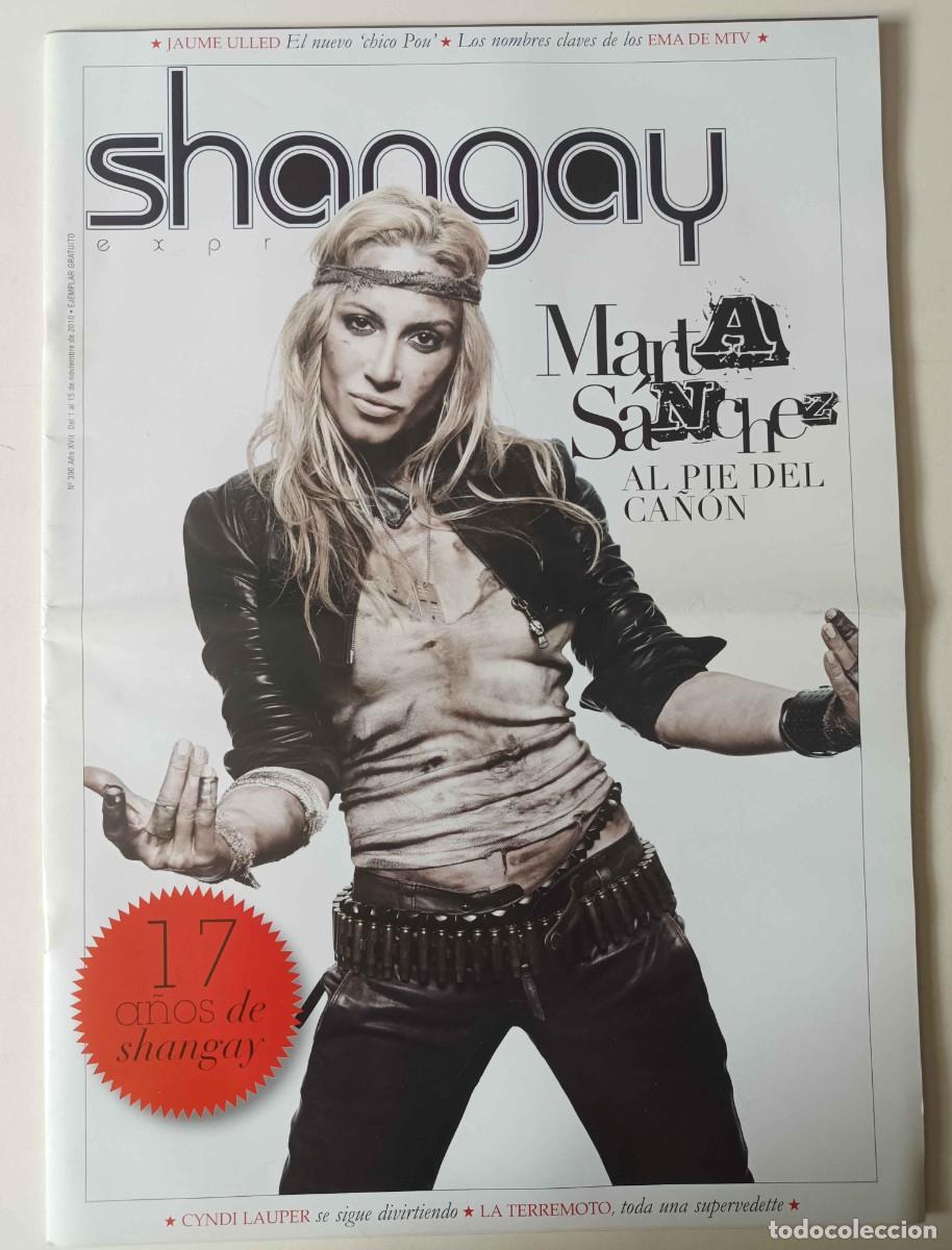 Coleccionismo de revistas y peri&oacute;dicos: Revista SHANGAY n&ordm; 390 Marta S&aacute;nchez La Terremoto de Alcorc&oacute;n Cyndi Lauper Pet Shop Boys Fangoria La