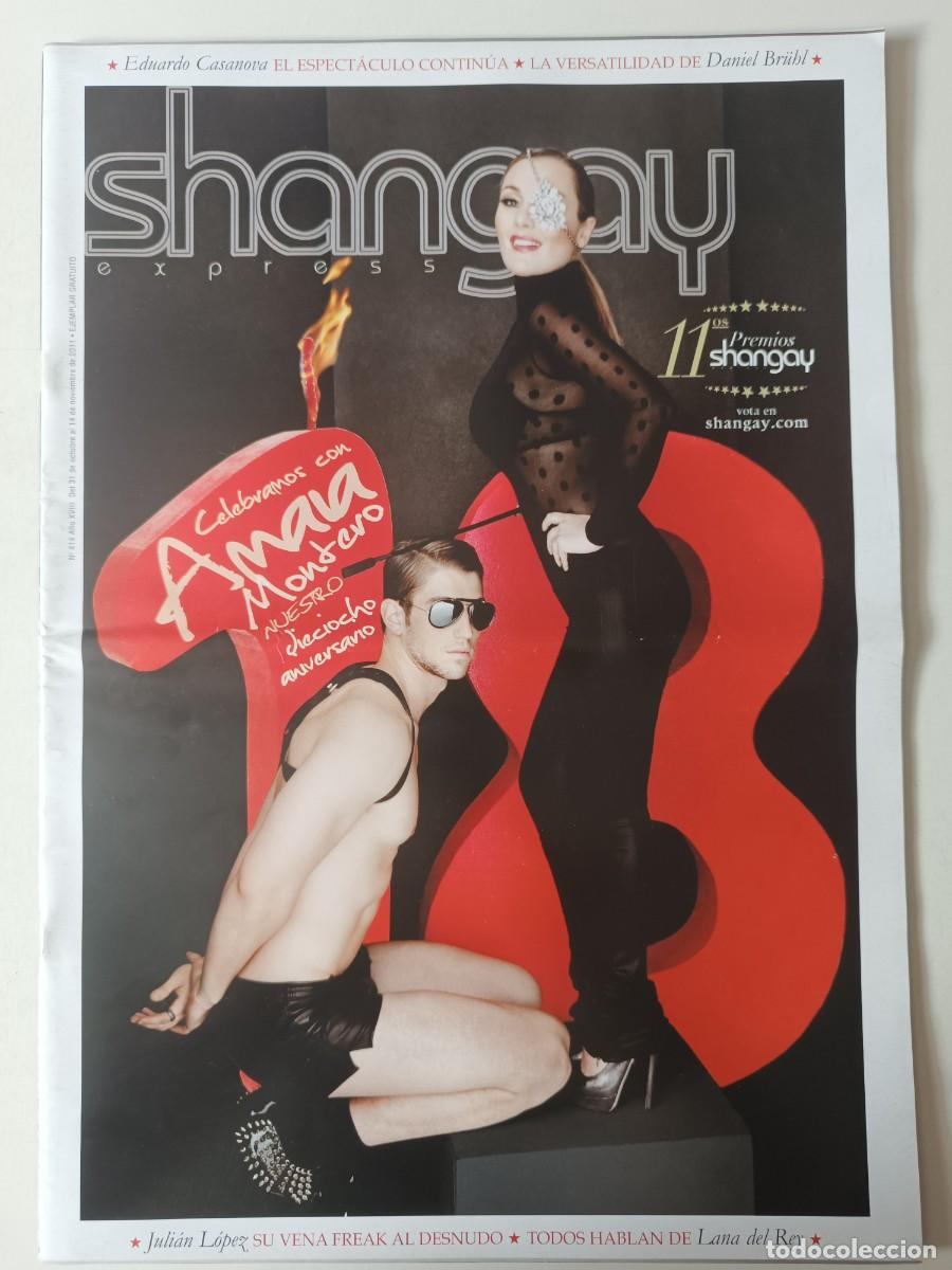 Coleccionismo de revistas y peri&oacute;dicos: Revista SHANGAY 414 La Oreja de Van Gogh Amaia Montero Lana Del Rey Mecano Concha Velasco Luz Casal