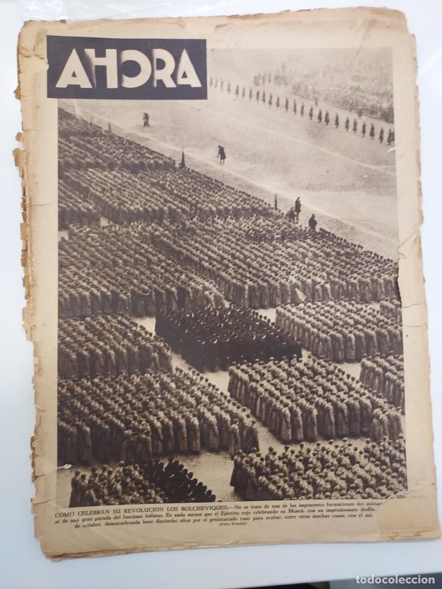 Coleccionismo de revistas y peri&oacute;dicos: Peri&oacute;dico AHORA. Madrid 13 noviembre 1935 n&ordm; 1523. (Rep&uacute;blica). Homenaje Apeles Mestres